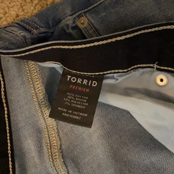 Torrid sky high skinny jeans 20R non-distressed - Picture 3 of 8